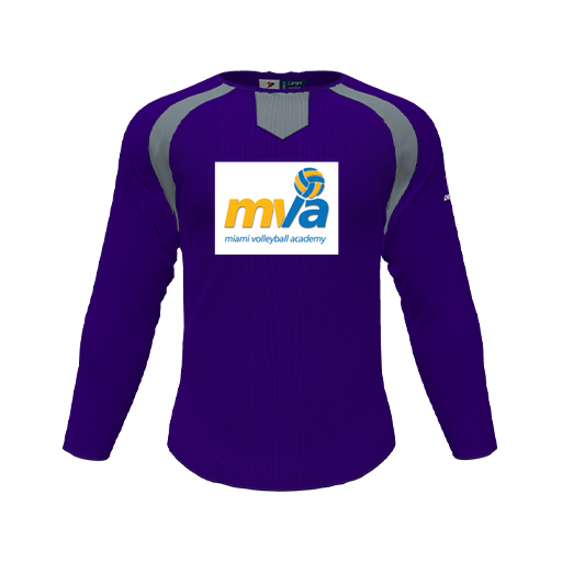 [CUS-DFW-PULL-FLC-CNK-LSL-PUR-YS-LOGO1] Pullover (Youth S, Purple, Logo 1)