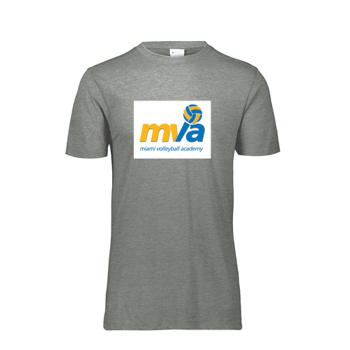 [FTSCUBGY-AS-LOGO1] Decker Men's Tri-Blend T-Shirt - Short Sleeve (Adult S, Gray, Logo 1)