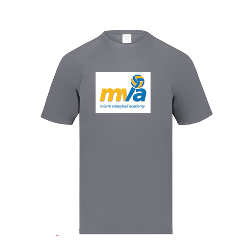 [2791.059.S-LOGO1] Youth Smooth Sport T-Shirt (Youth S, Gray, Logo 1)