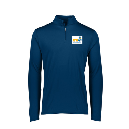 [2787.065.XS-LOGO1] Ladies Dri Fit 1/4 Zip Shirt (Female Adult XS, Navy, Logo 1)