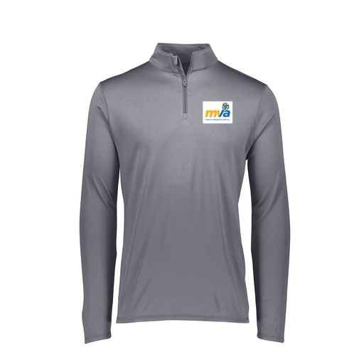 [FTLQFLGY-FAXS-LOGO1] Decker Women's Flex-Lite 1/4 Zip Shirt (Female Adult XS, Gray, Logo 1)