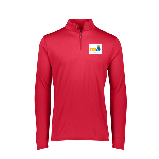 [FTLQFLRD-FAXS-LOGO1] Decker Women's Flex-Lite 1/4 Zip Shirt (Female Adult XS, Red, Logo 1)
