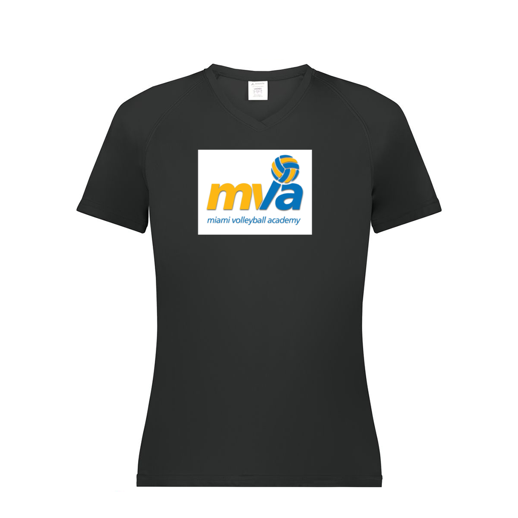 Ladies Smooth Sport V-Neck T-Shirt