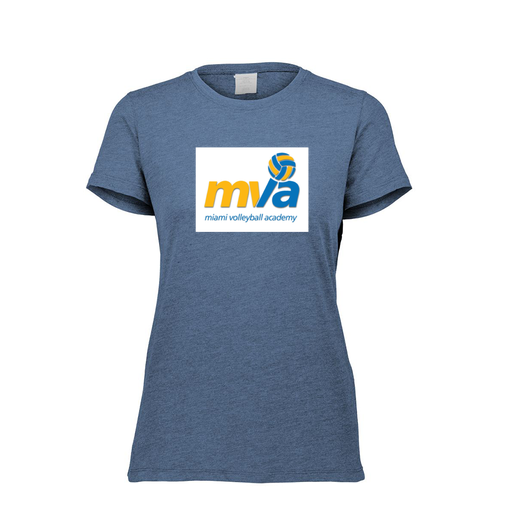 [FTSCUBNV-FAXS-LOGO1] Decker Women's Tri-Blend T-Shirt - Short Sleeve (Female Adult XS, Navy, Logo 1)