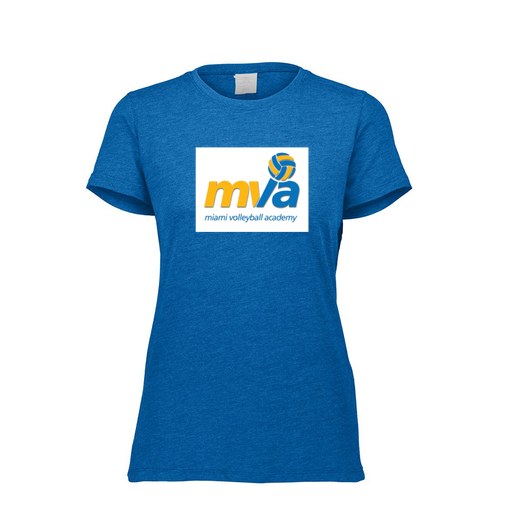 [FTSCUBRY-FAXS-LOGO1] Decker Women's Tri-Blend T-Shirt - Short Sleeve (Female Adult XS, Royal, Logo 1)