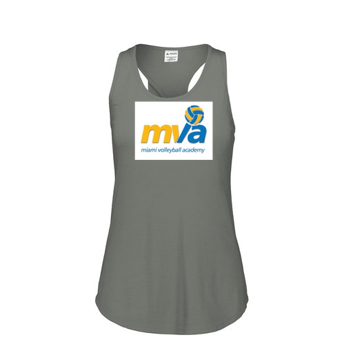 [3078.013.S-LOGO1] Ladies Tri Blend Tank Top (Female Adult S, Gray, Logo 1)