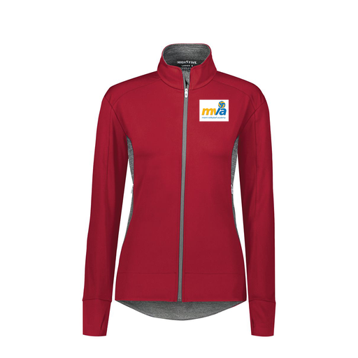 [371263.H72.S-LOGO1] Girls FreeForm Jacket (Female Youth S, Red, Logo 1)