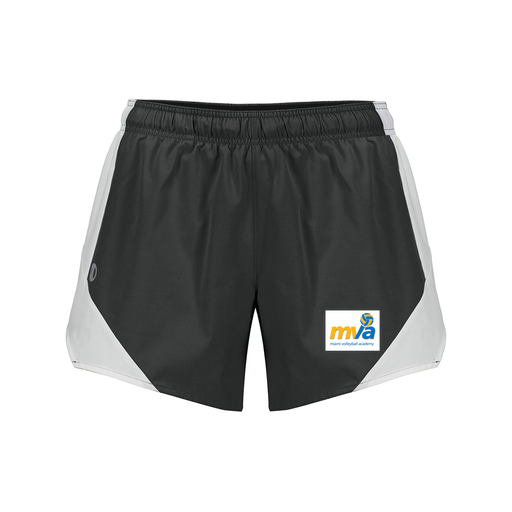 [229489.420.S-LOGO1] Girls Olympus Shorts (Female Youth S, Black, Logo 1)