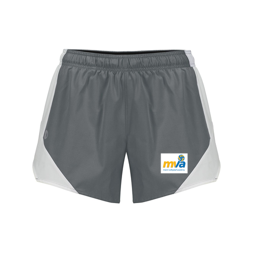 [229489.R04.S-LOGO1] Girls Olympus Shorts (Female Youth S, Gray, Logo 1)