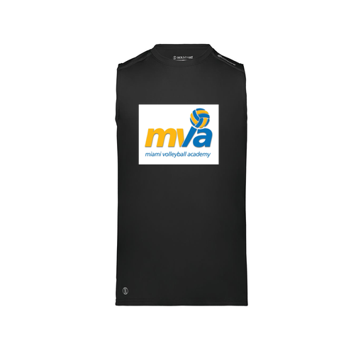 [222593.080.S-LOGO1] Men's CoolDry TankTop (Adult S, Black, Logo 1)