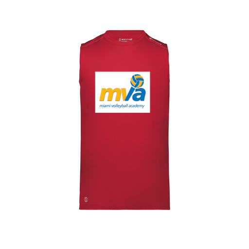 [222593.083.S-LOGO1] Men's CoolDry TankTop (Adult S, Red, Logo 1)