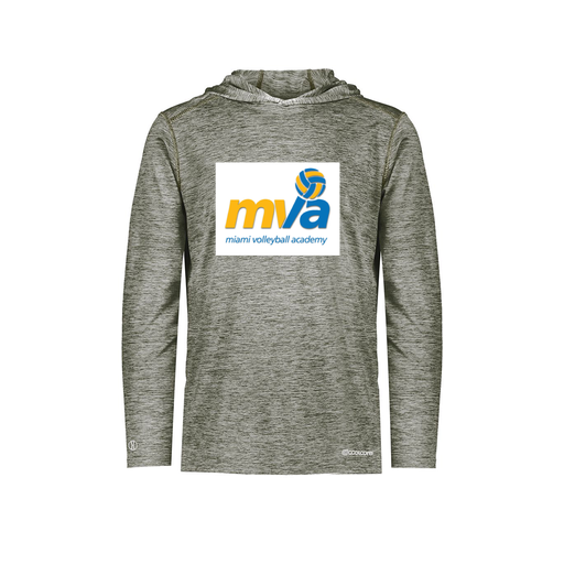 [FOLHCGGY-AS-LOGO1] Men's Charge Hoodie (Adult S, Gray, Logo 1)