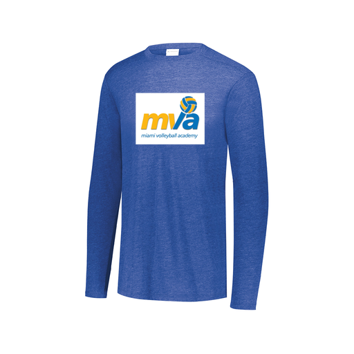 [3075.U55.XS-LOGO1] Men's LS Ultra-blend T-Shirt (Adult XS, Royal, Logo 1)