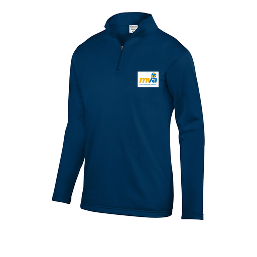 [DFW-FFQZ-NVY-AS-LOGO1] Men's FlexFleece 1/4 Zip (Adult S, Navy, Logo 1)