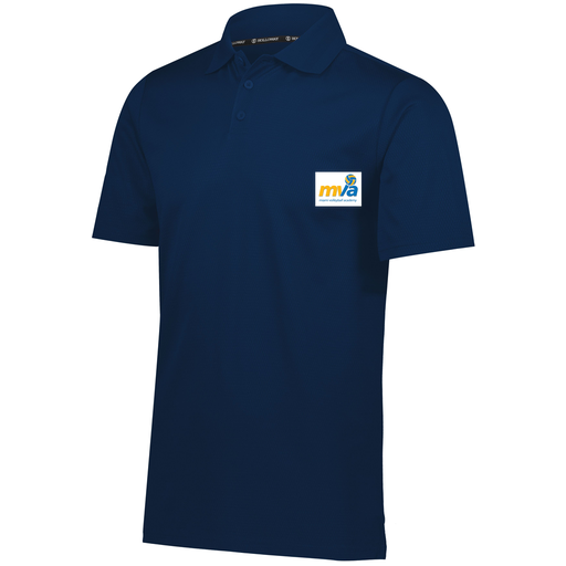 [222568.065.S-LOGO1] Men's Prism Polo (Adult S, Navy, Logo 1)