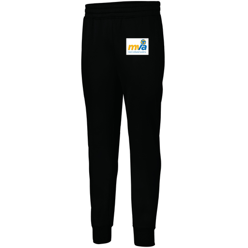 [5566.080.XS-LOGO1] Men's PERFORMANCE FLEECE JOGGER (Adult XS, Black, Logo 1)