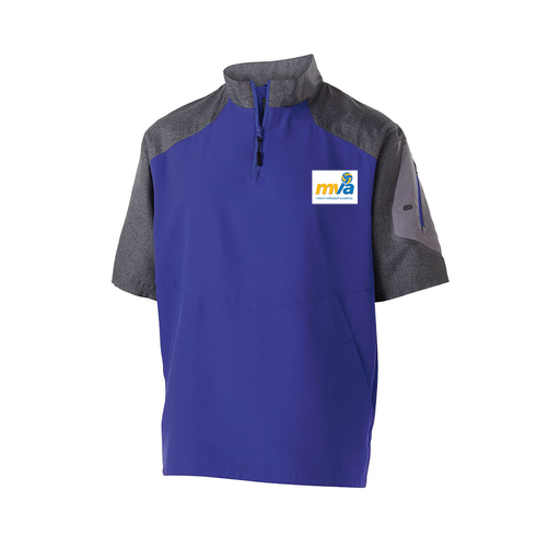 [229545.H68.XS-LOGO1] Men's Raider SS Pullover (Adult XS, Purple, Logo 1)