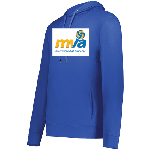 [222598.060.S-LOGO1] Men's Ventura Thin Knit Hoodie (Adult S, Royal, Logo 1)