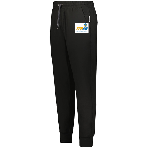 [222599.080.XS-LOGO1] Men's Ventura Soft Knit Joggers (Adult XS, Black, Logo 1)