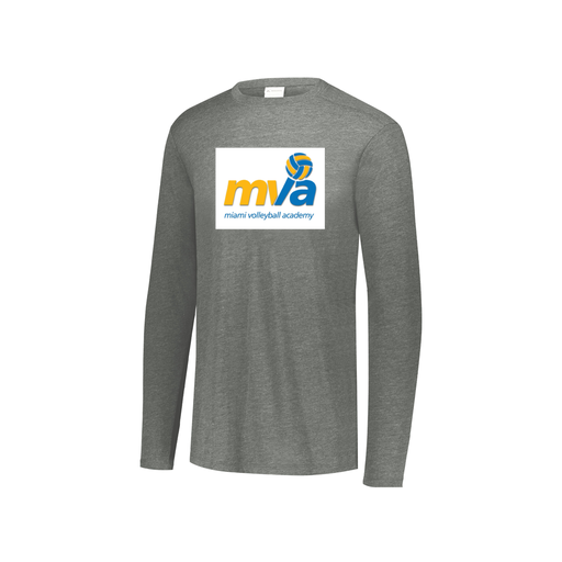 [3076.013.S-LOGO1] Youth LS Ultra-blend T-Shirt (Youth S, Gray, Logo 1)