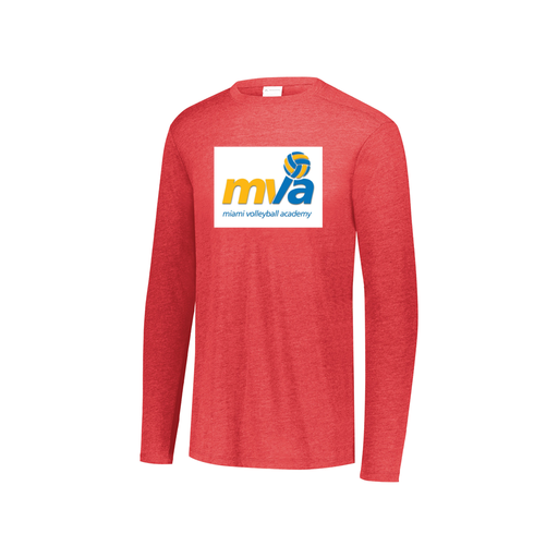 [3076.V96.S-LOGO1] Youth LS Ultra-blend T-Shirt (Youth S, Red, Logo 1)