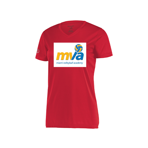 [222820.083.S-LOGO1] Ladies Movement Dri Fit Shirt (Female Adult S, Red, Logo 1)